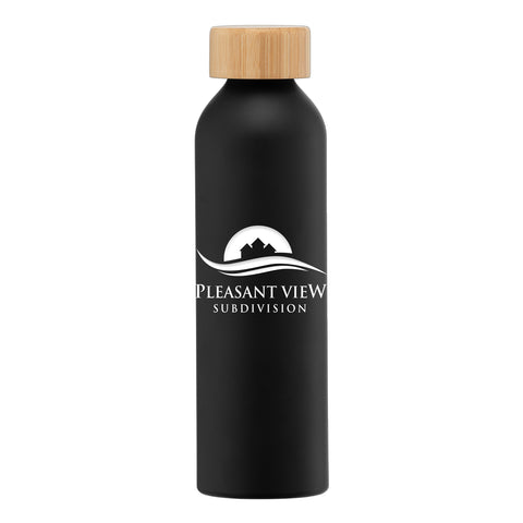 Promotional Eden 20 oz. Aluminum Water Bottle with Bamboo Lid