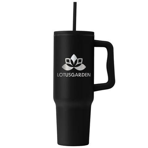 Polar 40 oz. Stainless Steel Tumbler with Straw Laser Engraved