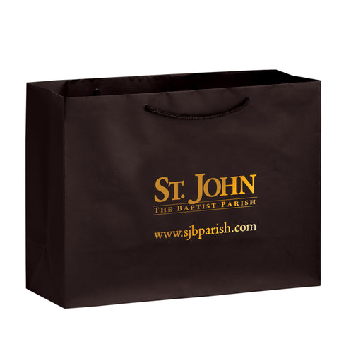 Custom Matte Laminated Euro Tote Bag Printed 16x6x12