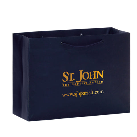 Custom Matte Laminated Euro Tote Bag Printed 16x6x12