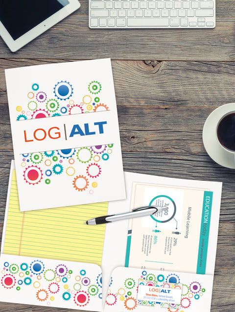 Personalized Paper Folder Printed with Your Logo in Full Color