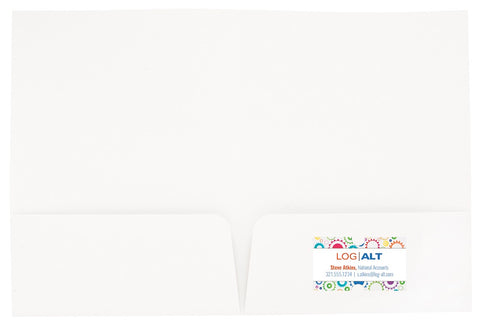 Personalized Paper Folder Printed with Your Logo in Full Color