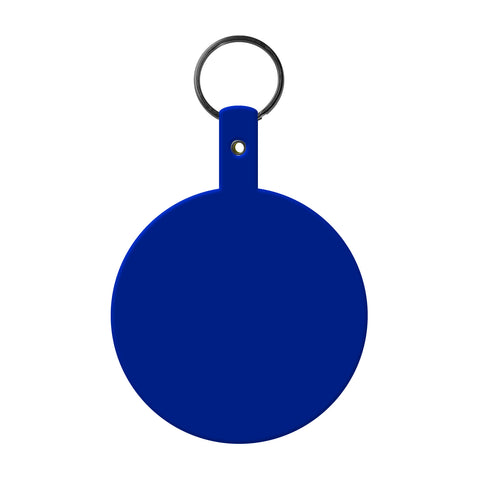 Personalized Large Circle Flexible Key Tag