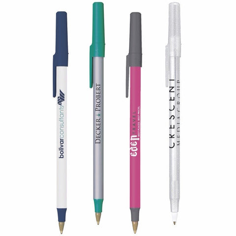 Personalized BIC Round Stic Pens Printed with Your Logo