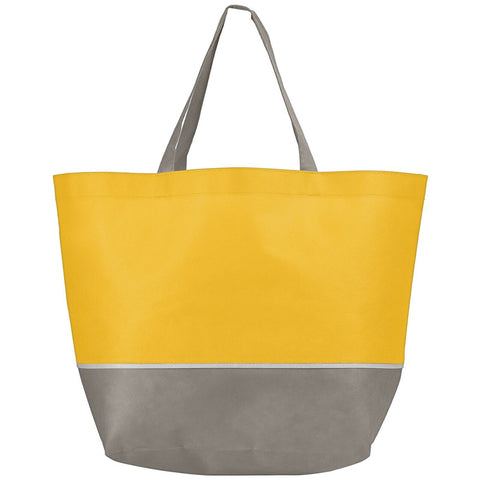 Promotional Julian Two-Tone Non-Woven Tote Bag Printed