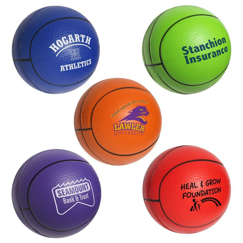 Personalized Basketball Stress Balls Printed