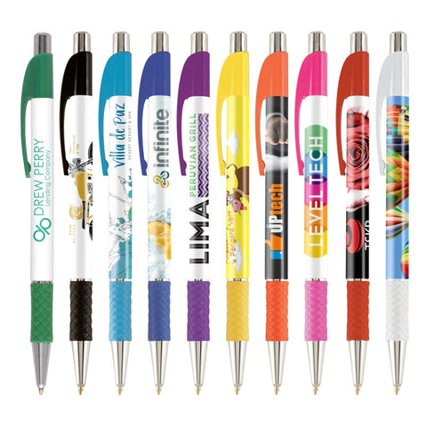 Promote Your Company In Full color With Sleek Elite Slim Click Pen