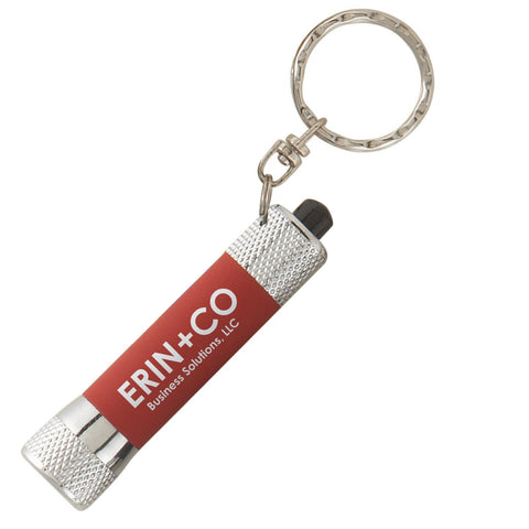 Personalized Chroma Softy LED Flashlight with Keyring Laser Engraved