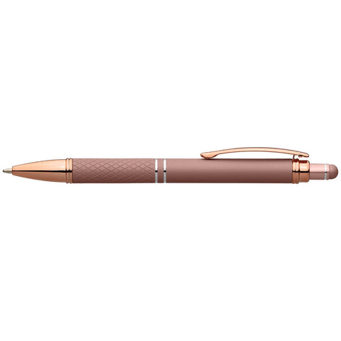 Promotional Phoenix Softy Rose Gold Stylus Pen Laser Engraved