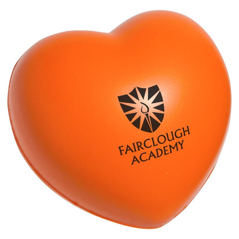 Personalized Valentine Heart Stress Balls Printed