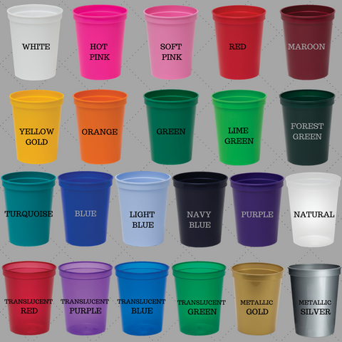 Personalized Smooth Squat Stadium 16 oz Cup Printed with Your logo