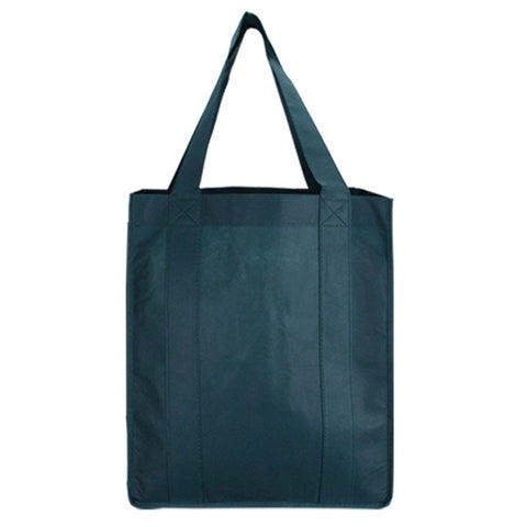Custom Printed North Park Non-Woven Shopping Tote Bag Metallic imprint