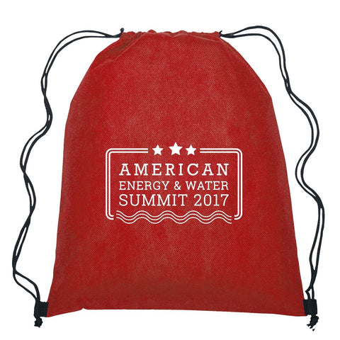 Personalized Gateway Non-Woven Drawstring Backpack