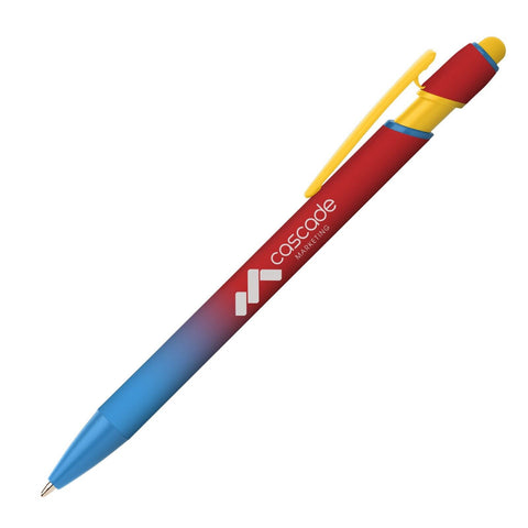 Custom Superhero Ellipse Softy Stylus Pen Laser Engraved