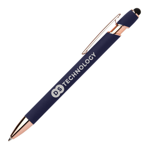 Custom Ellipse Softy Rose Gold Classic Stylus Pen