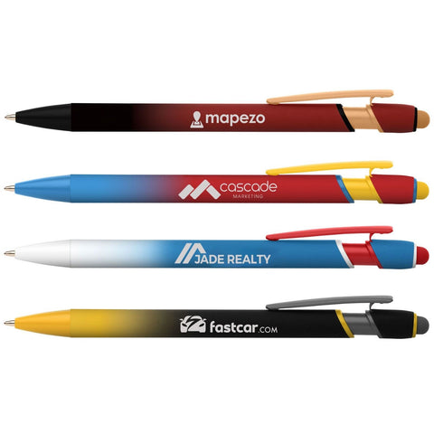 Custom Superhero Ellipse Softy Stylus Pen Laser Engraved