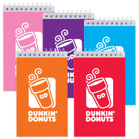 Promotional SimpliColor Spiral Flip Pad 3"x5" Printed in Full Color