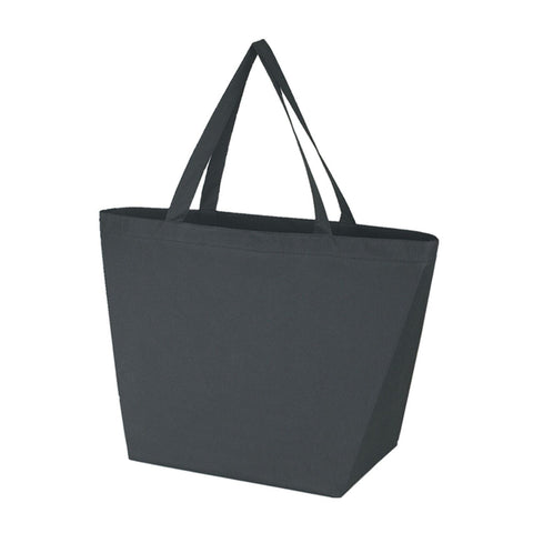 Custom Printed Julian Non-Woven Shopping Tote Bag with Metallic Imprint