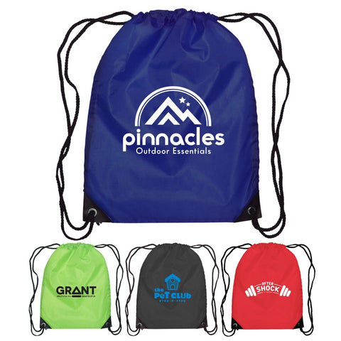 Personalized Broadway Drawstring Backpack 210D Polyester