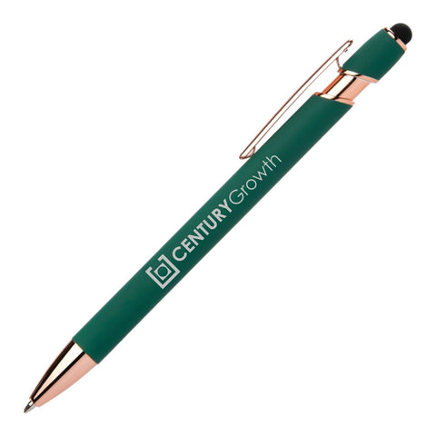 Custom Ellipse Softy Rose Gold Classic Stylus Pen