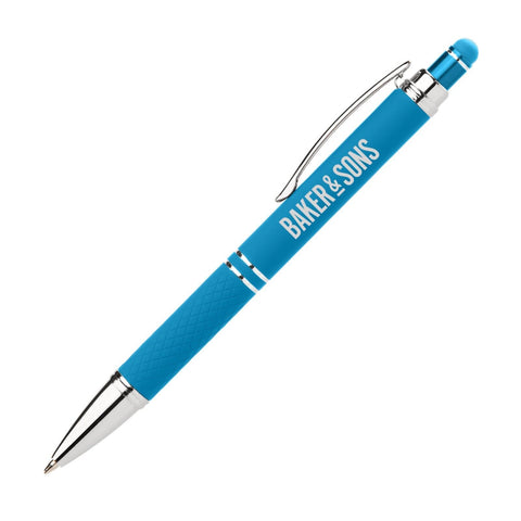 Promotional Phoenix Softy Brights Gel Stylus Pen Laser Engraved