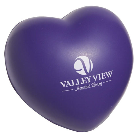 Personalized Valentine Heart Stress Balls Printed