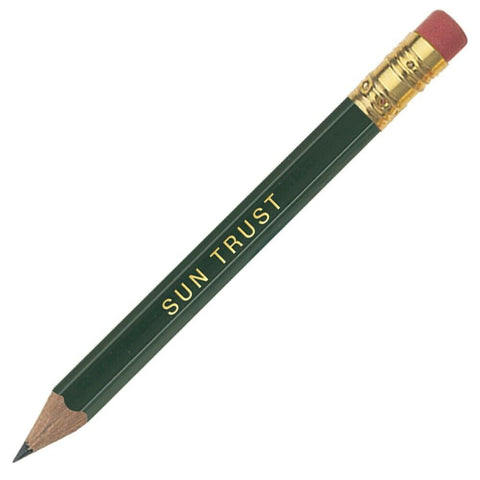 Personalized Hex Golf Pencil with Eraser Imprinted with your Text