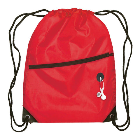 Custom Printed Daypack Drawstring Backpack Polyester Printed with Logo