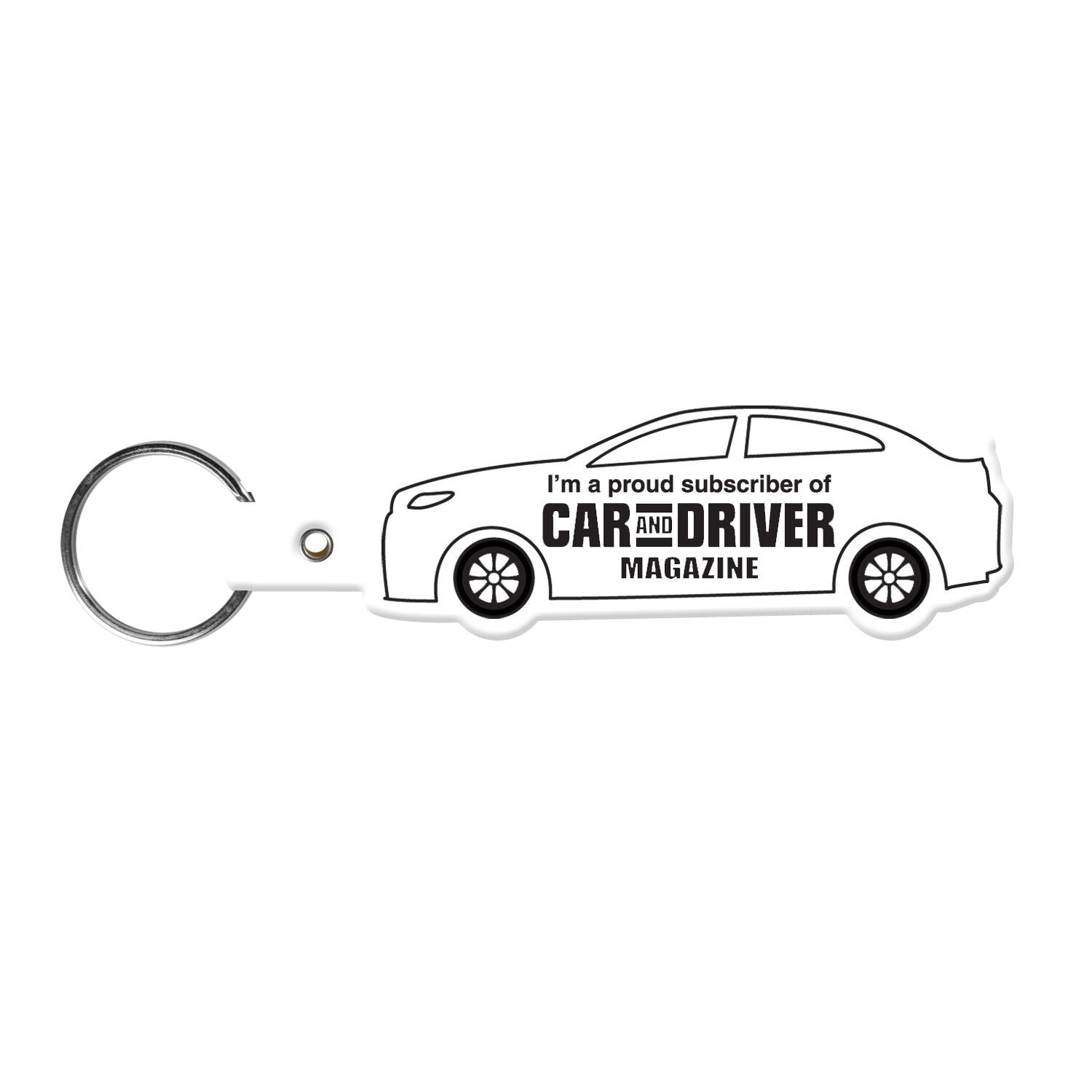 Personalized Car Shaped Flexible Key Tags Printed on Car Key Chains