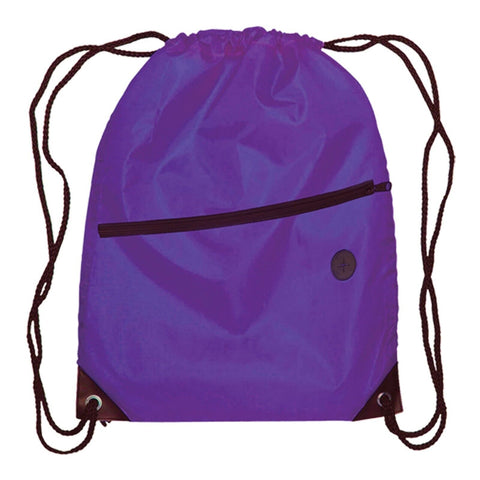 Custom Printed Daypack Drawstring Backpack Polyester Printed with Logo