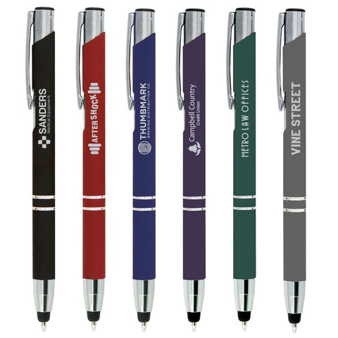 Custom Tres-Chic Softy Stylus Pen Laser engraved