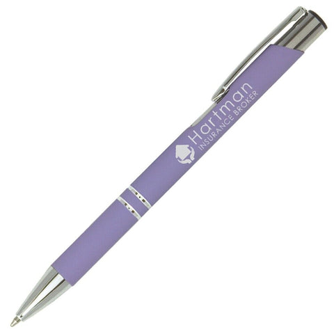 Laser Engraved Tres-Chic Softy Brights Pen