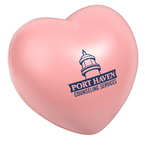 Personalized Valentine Heart Stress Balls Printed