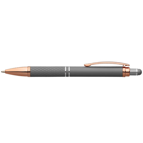 Promotional Phoenix Softy Rose Gold Stylus Pen Laser Engraved
