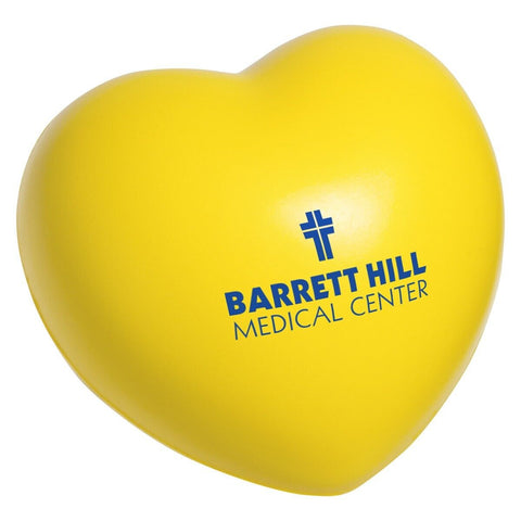 Personalized Valentine Heart Stress Balls Printed