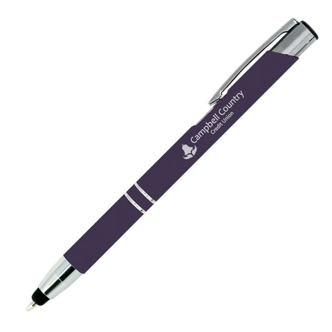 Custom Tres-Chic Softy Stylus Pen Laser engraved