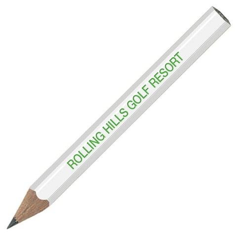 Personalized Hex Golf Pencil Imprinted with your Text