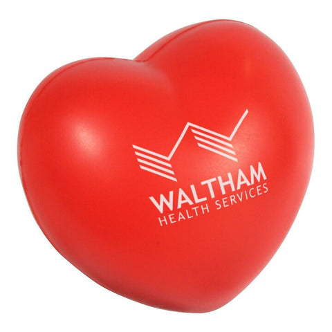 Personalized Valentine Heart Stress Balls Printed
