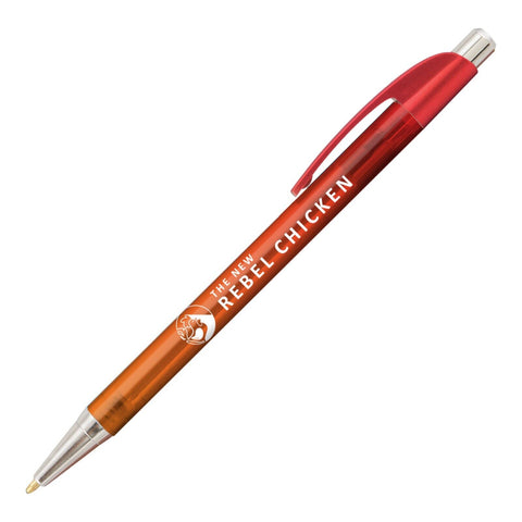Personalized Sleek Elite Slim Ombre Click Pen Printed