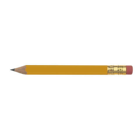 Personalized Hex Golf Pencil with Eraser Imprinted with your Text