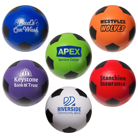 Personalized Soccer Ball Stress Balls Printed