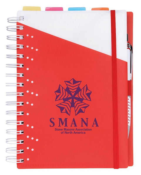 Promotional Souvenir® Notebook with Vertex Pen Printed