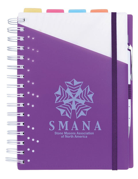 Promotional Souvenir® Notebook with Vertex Pen Printed