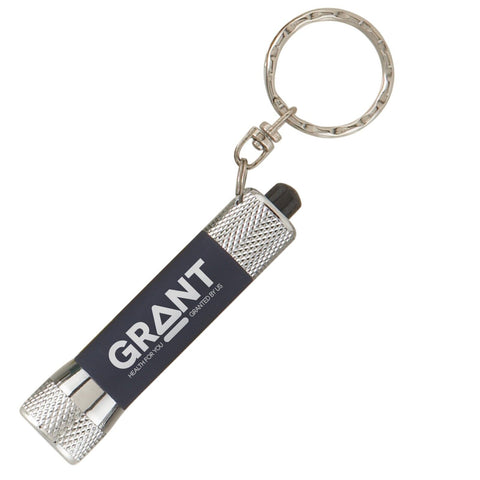 Personalized Chroma Softy LED Flashlight with Keyring Laser Engraved