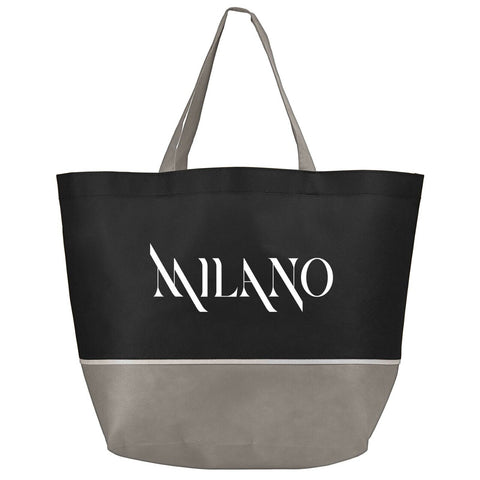 Promotional Julian Two-Tone Non-Woven Tote Bag Printed