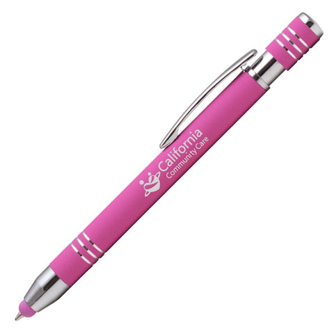 Personalized Pen Marin Softy Stylus Pen Laser engraved with your logo - 100 QTY