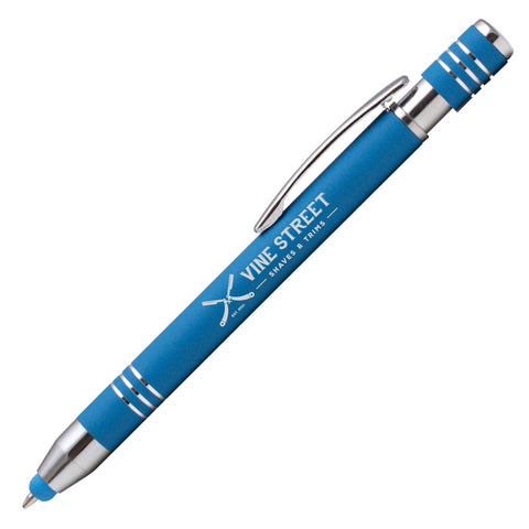 Personalized Pen Marin Softy Stylus Pen Laser engraved with your logo - 100 QTY