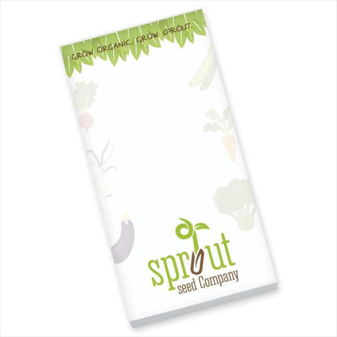 Custom Souvenir® 3" x 6" Scratch Pad, 25 Sheet