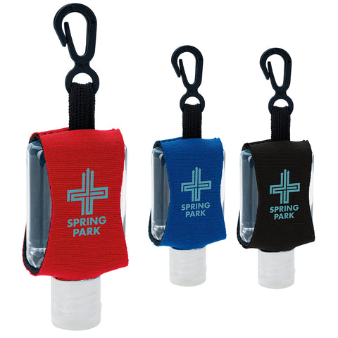 Promotional Hand Sanitizer .5 oz. with Leash Printed