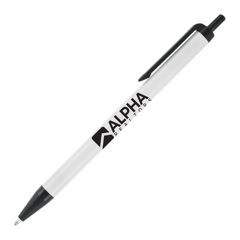 Personalized Biz Click Pen Printed with Your Logo, Contact Info or Message